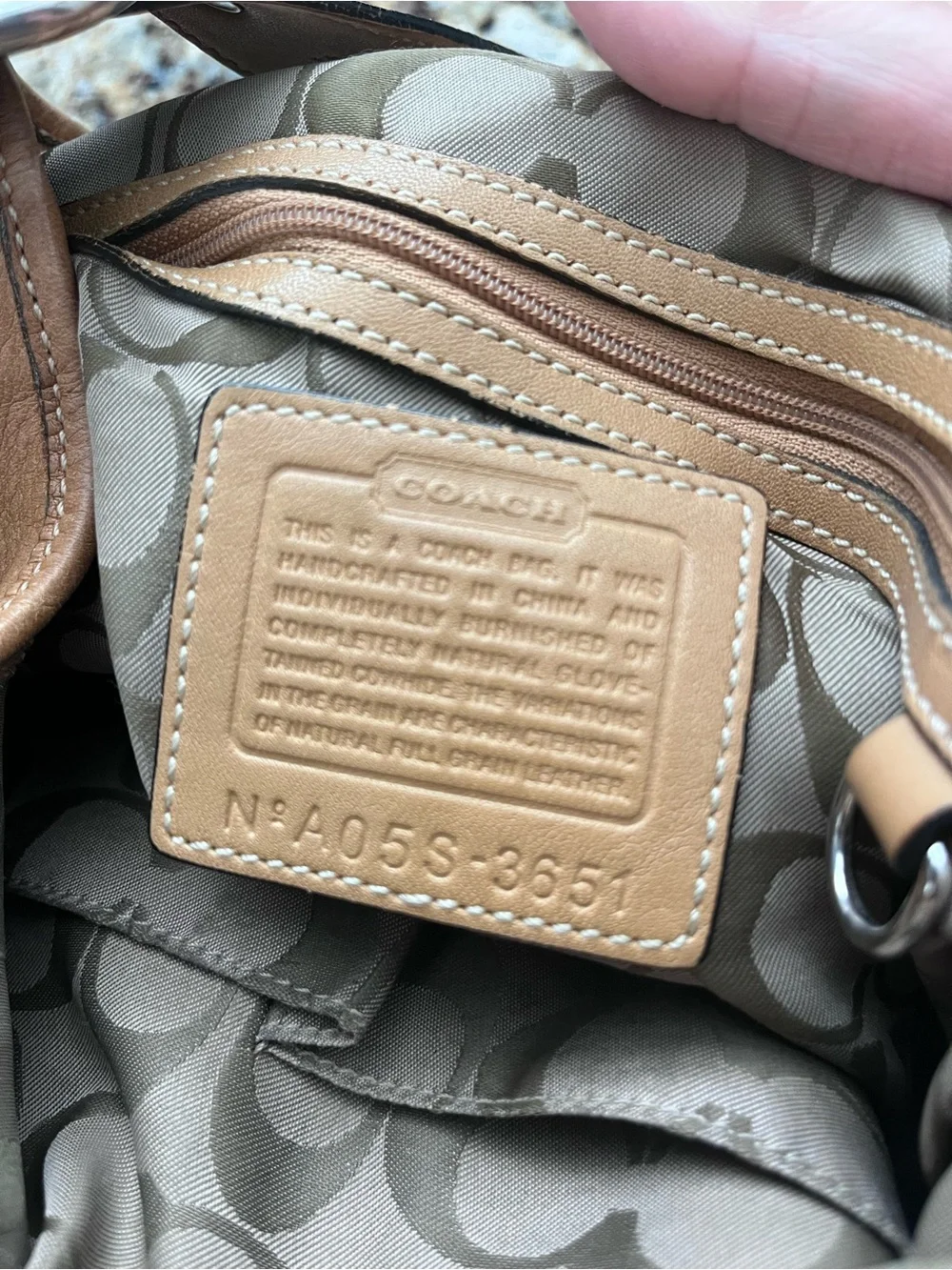 Coach lovely camel